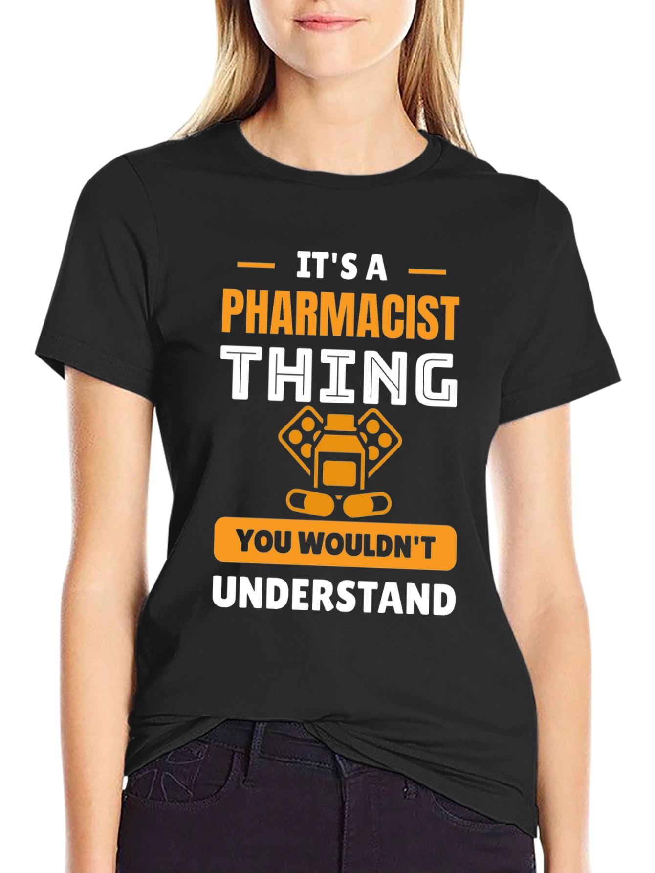 Black Pharmacist Thing T-Shirt view 2