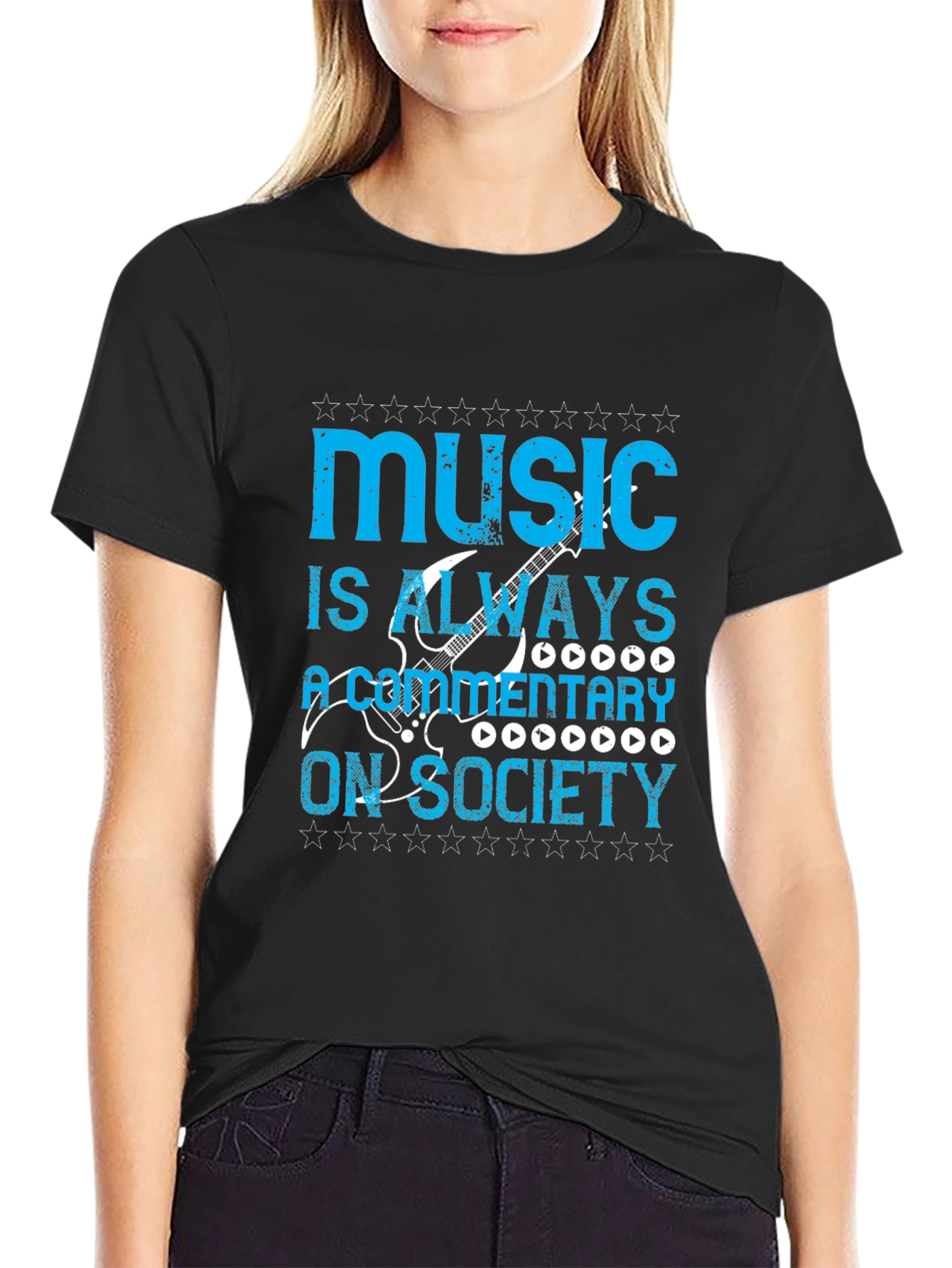 Music Is Always a Commentary On Society T-Shirt - 2