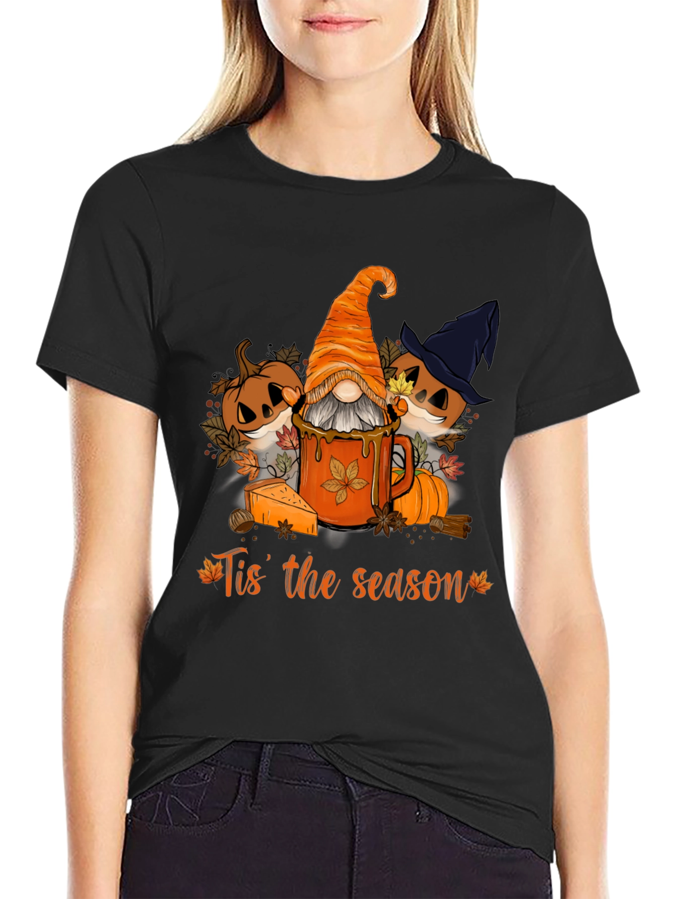 Fall Gnome 'Tis the Season Graphic Tee - 2