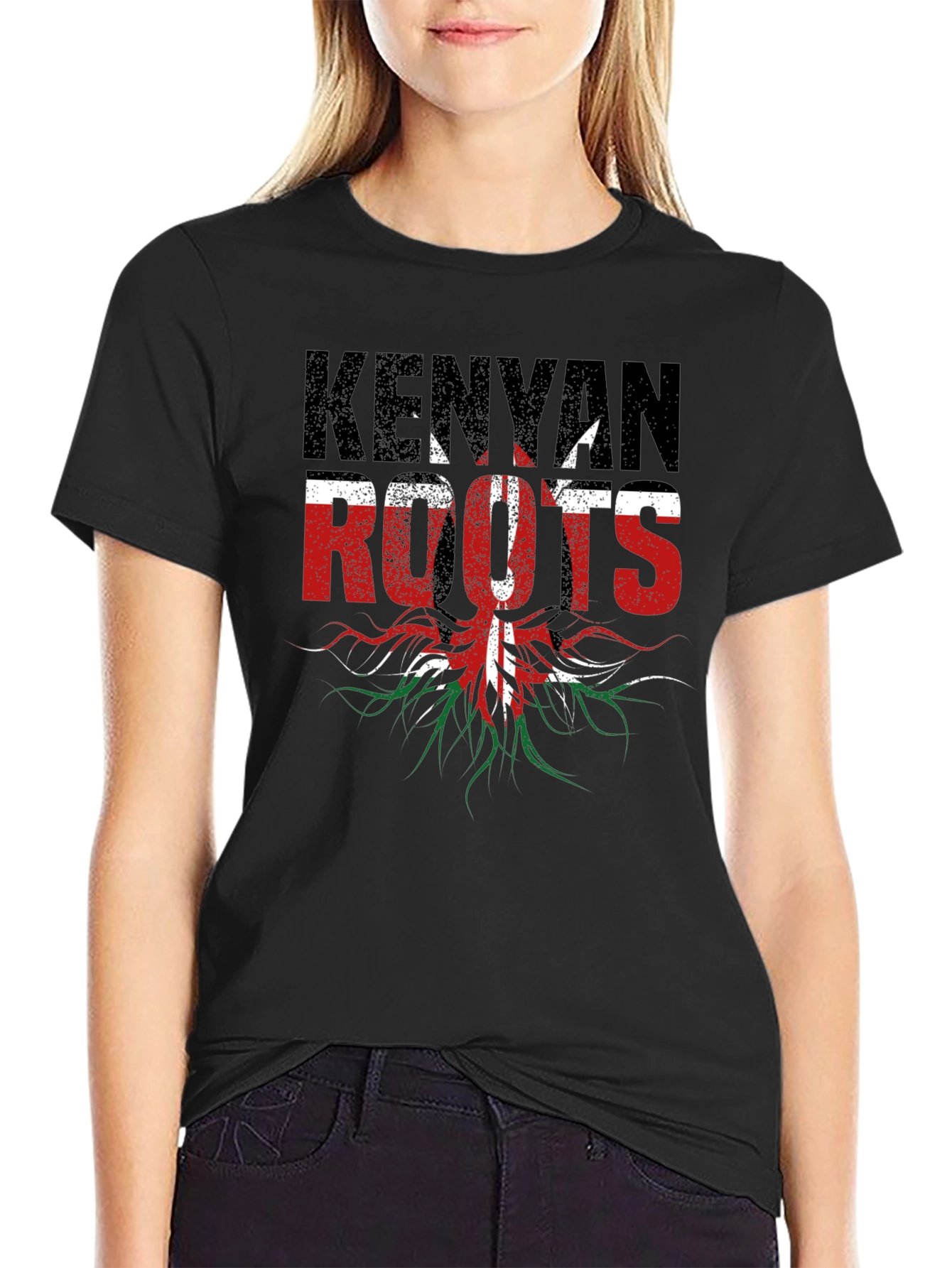 Kenyan Roots T-Shirt - Black Graphic Tee - 2
