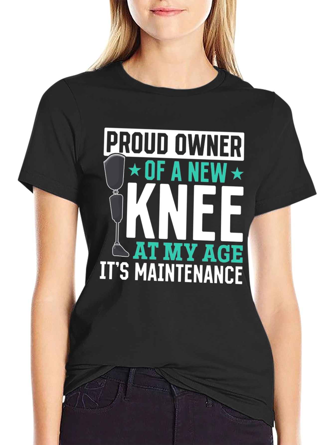 New Knee Owner Funny T-Shirt - 2