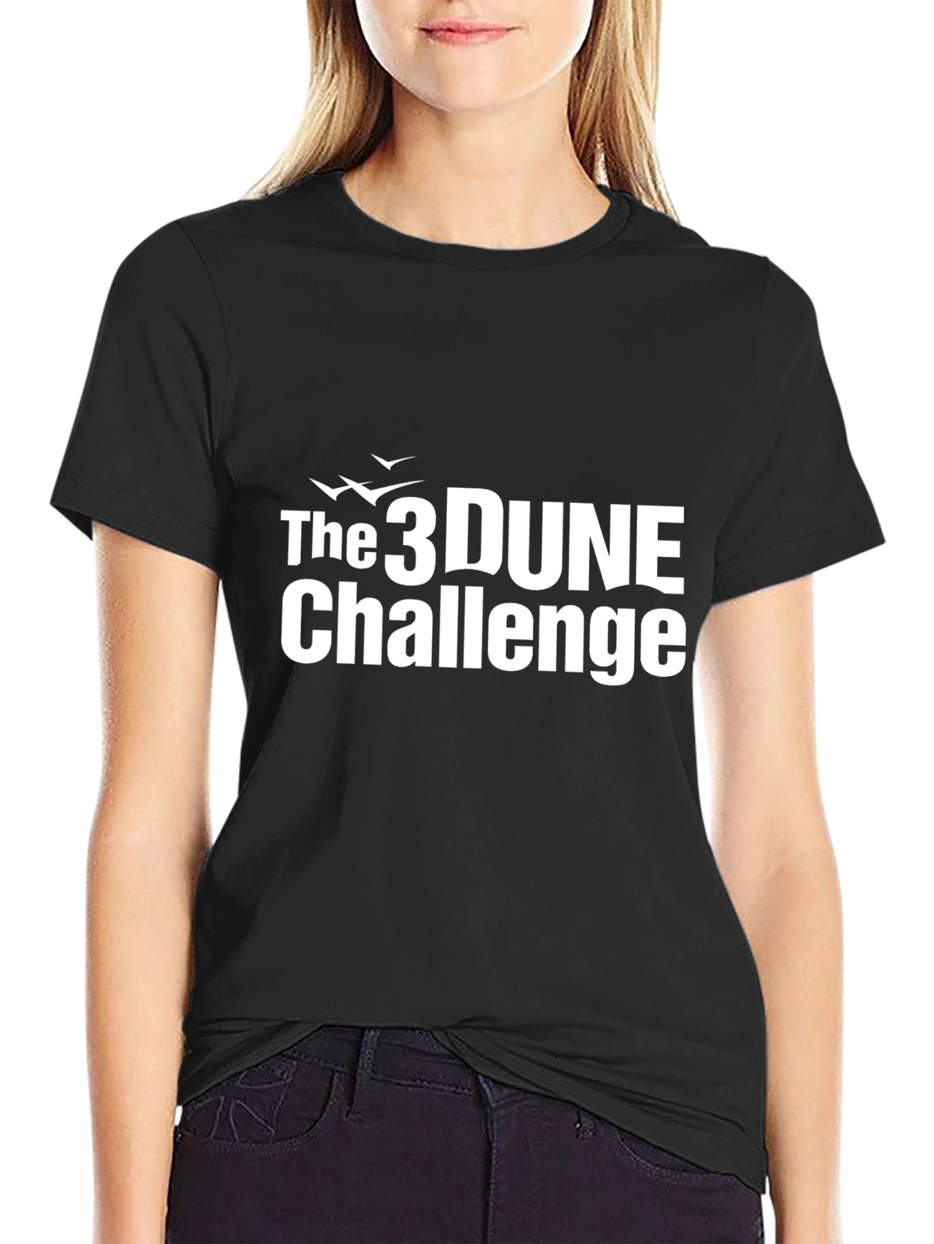 Black The 3 Dune Challenge Graphic Tee view 2
