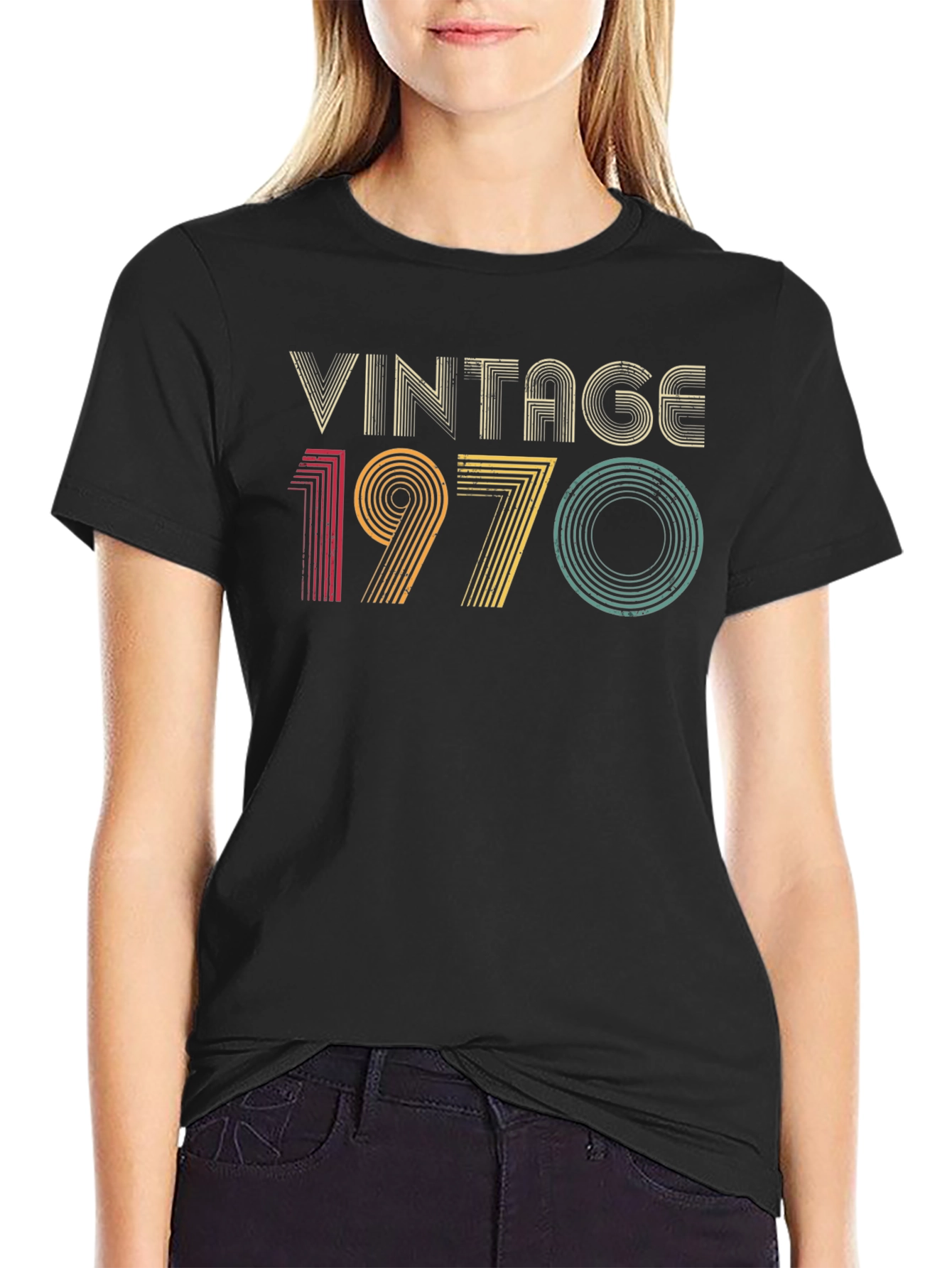 Black Vintage 1970 Graphic T-Shirt view 2