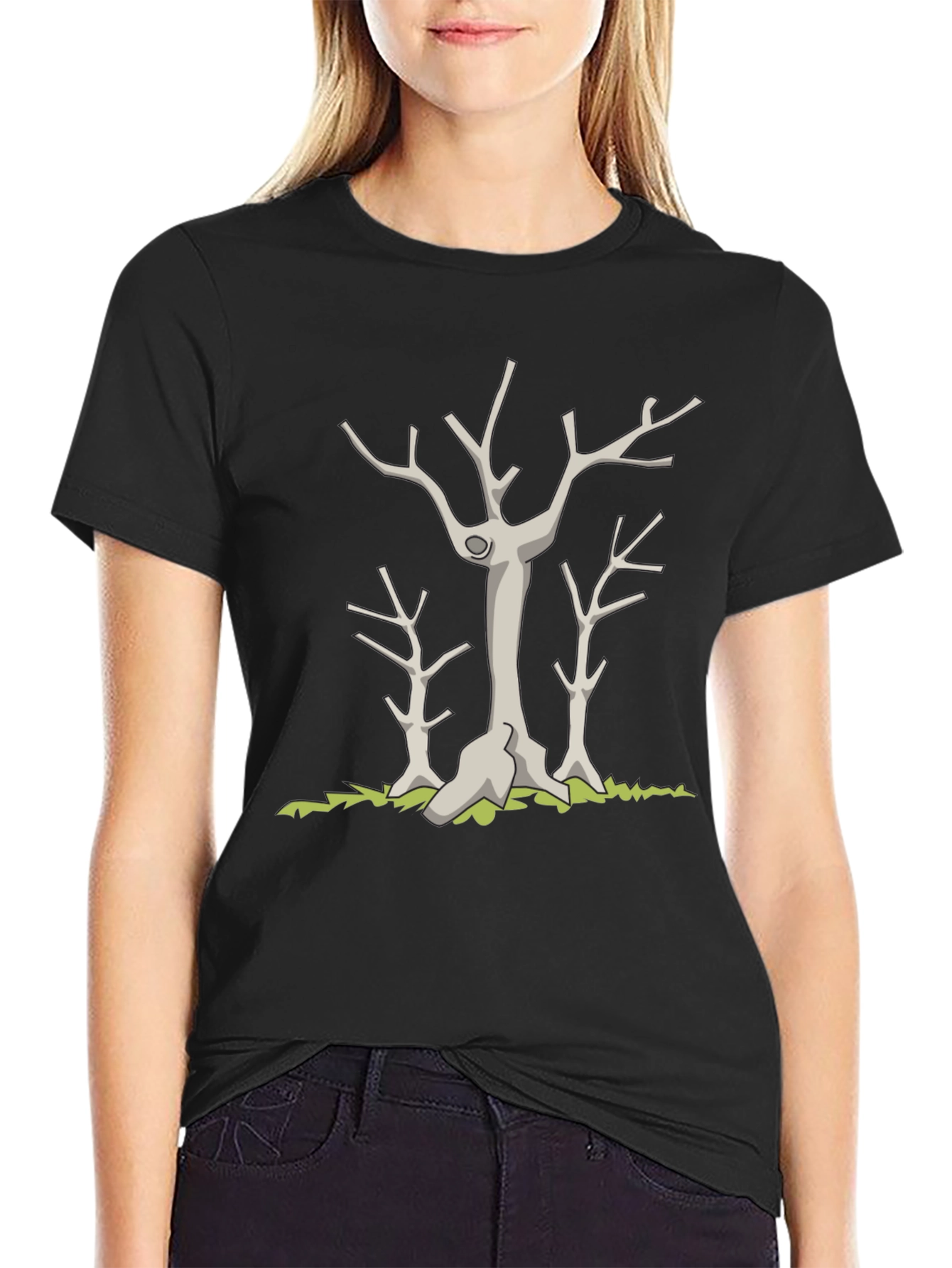 Dead Trees Graphic Black T-Shirt - 2