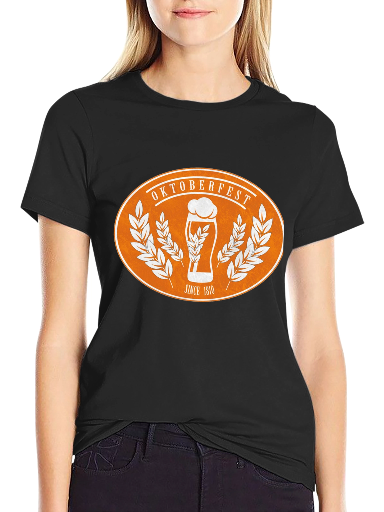 Black Oktoberfest Beer T-Shirt view 2