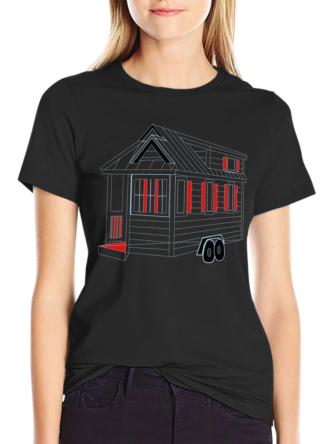 Modern Tiny House Graphic Tee - 2