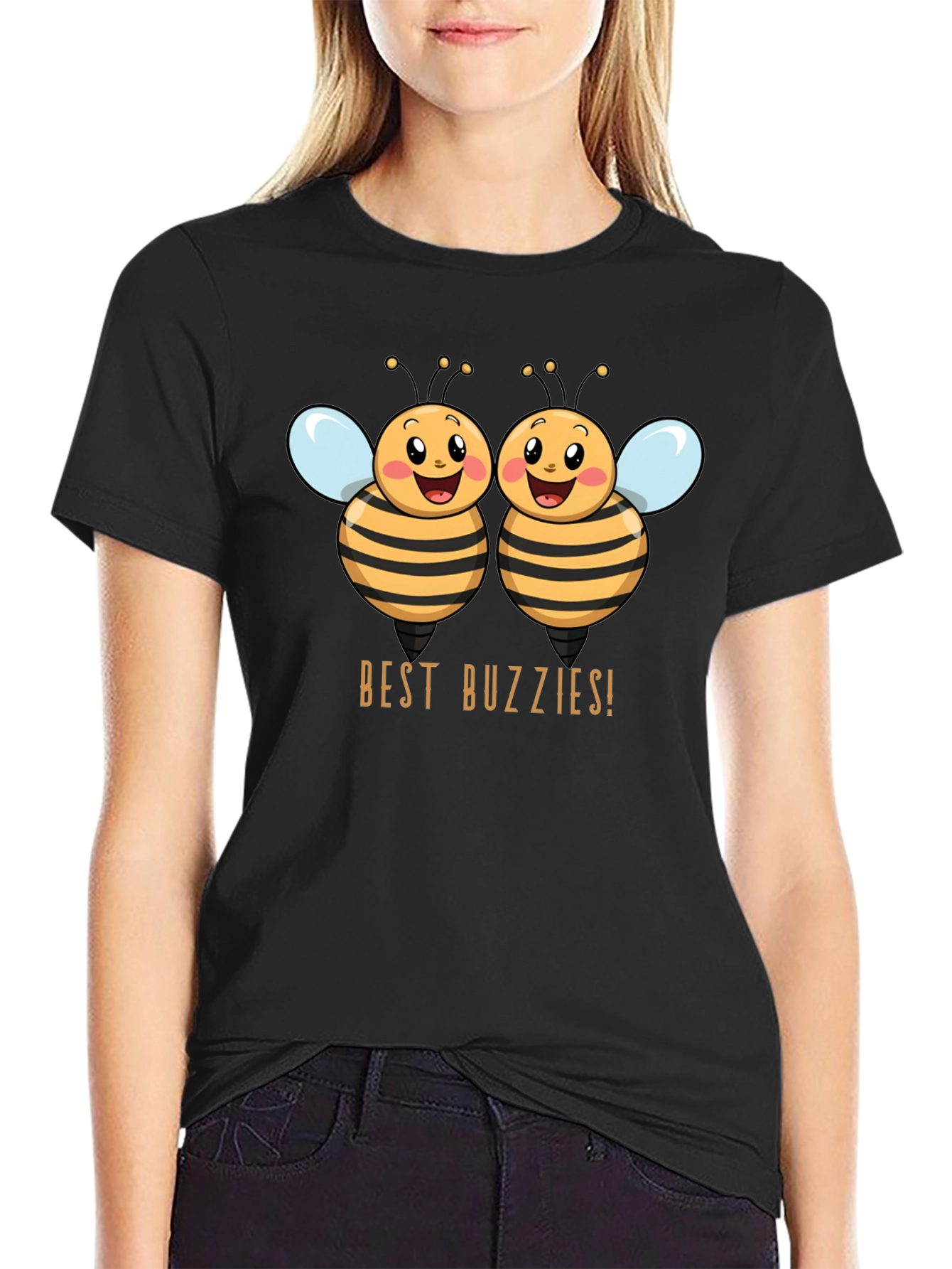 Black Best Buzzies T-Shirt view 2