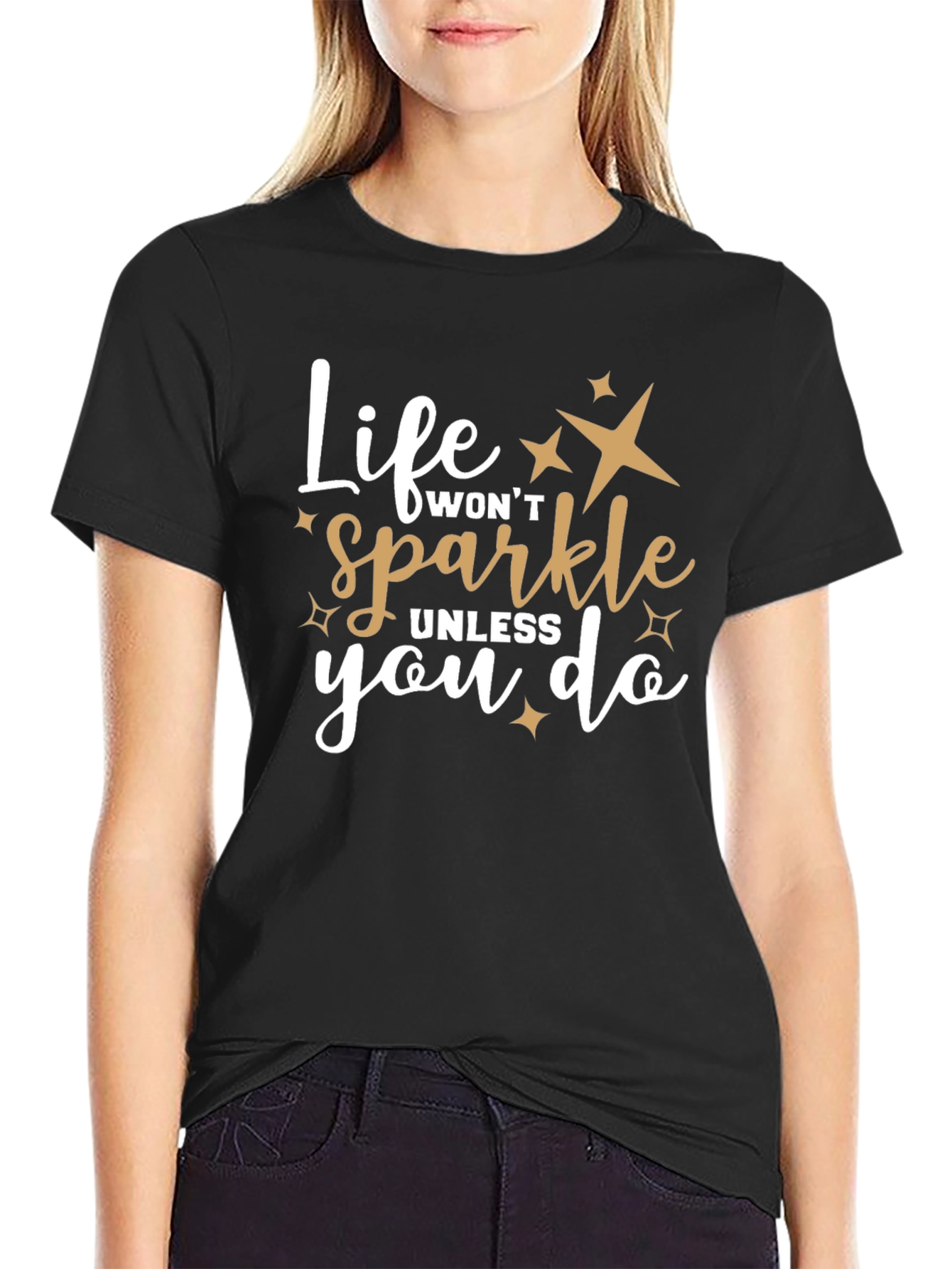 Black Life Won't Sparkle T-Shirt view 2