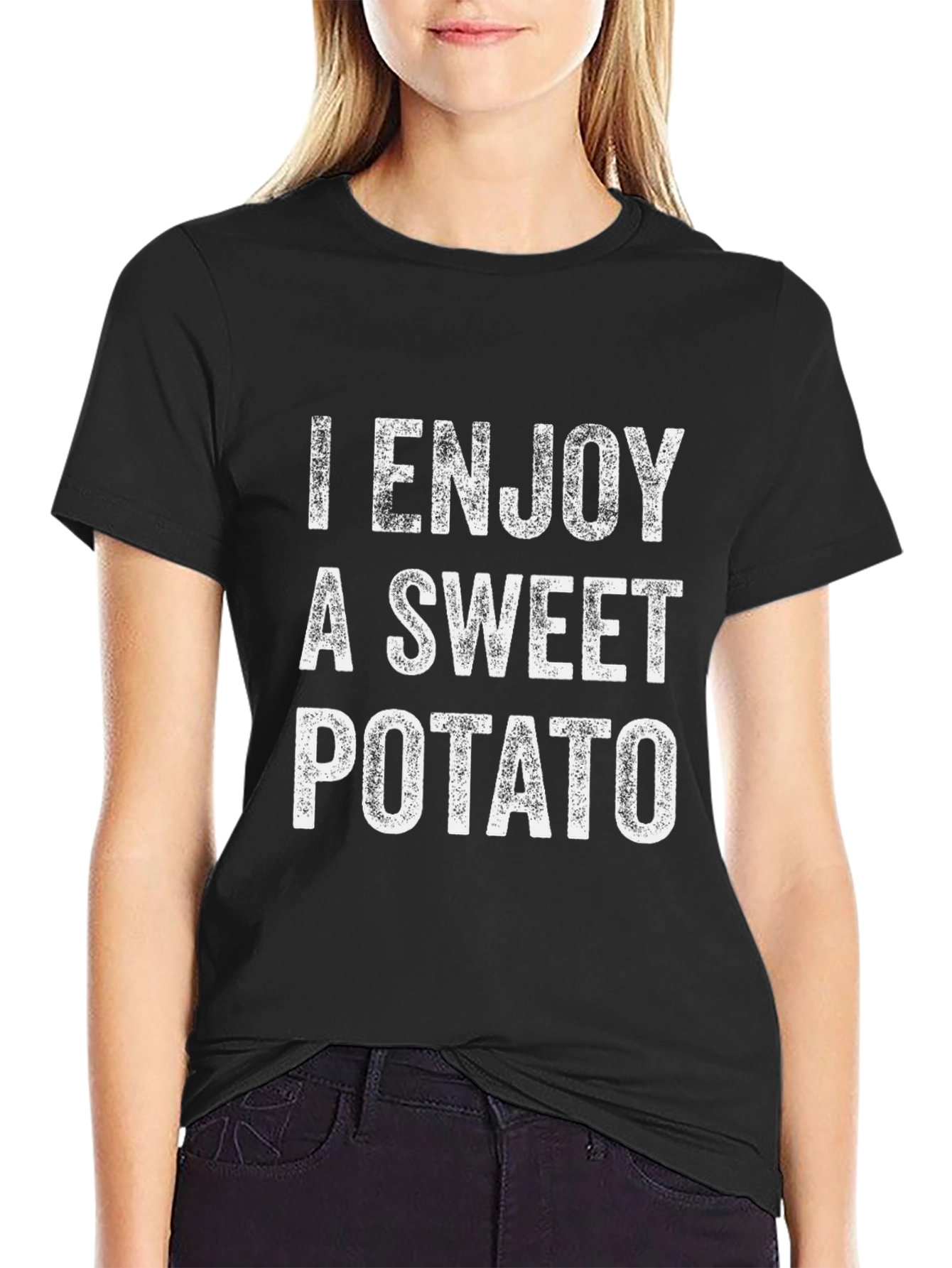 Black Sweet Potato Lover Graphic Tee view 2