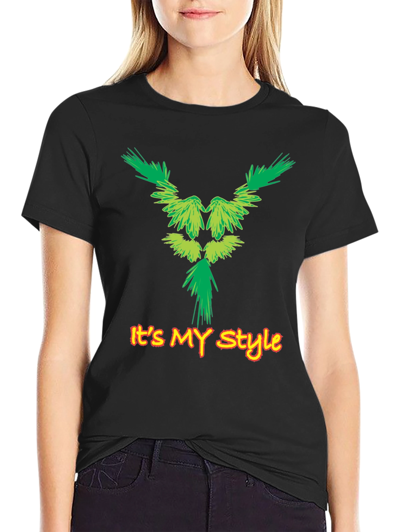 Black It's My Style Graphic T-Shirt view 2