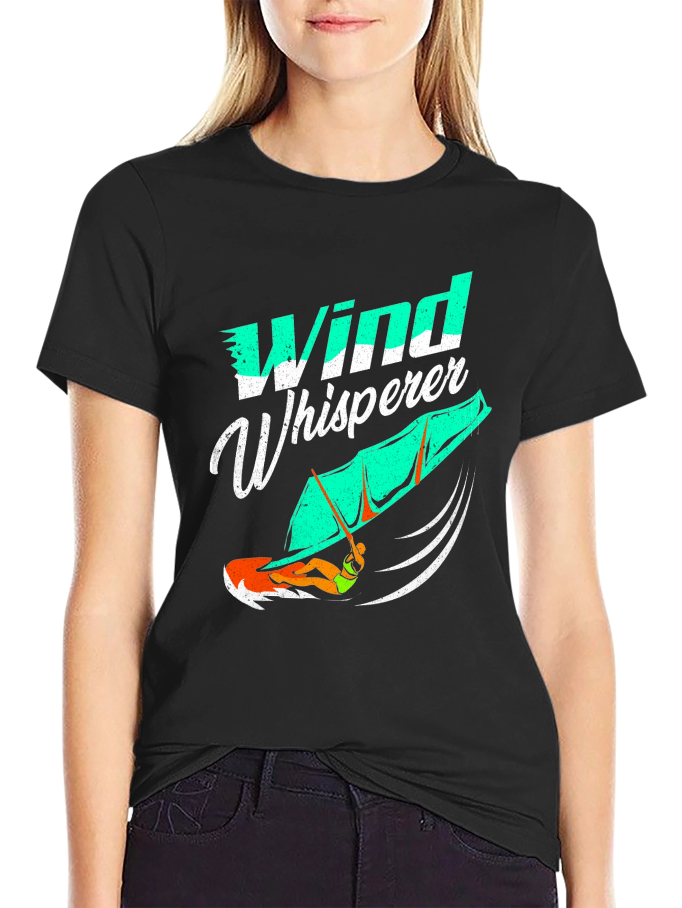 Black Wind Whisperer Graphic Tee view 2