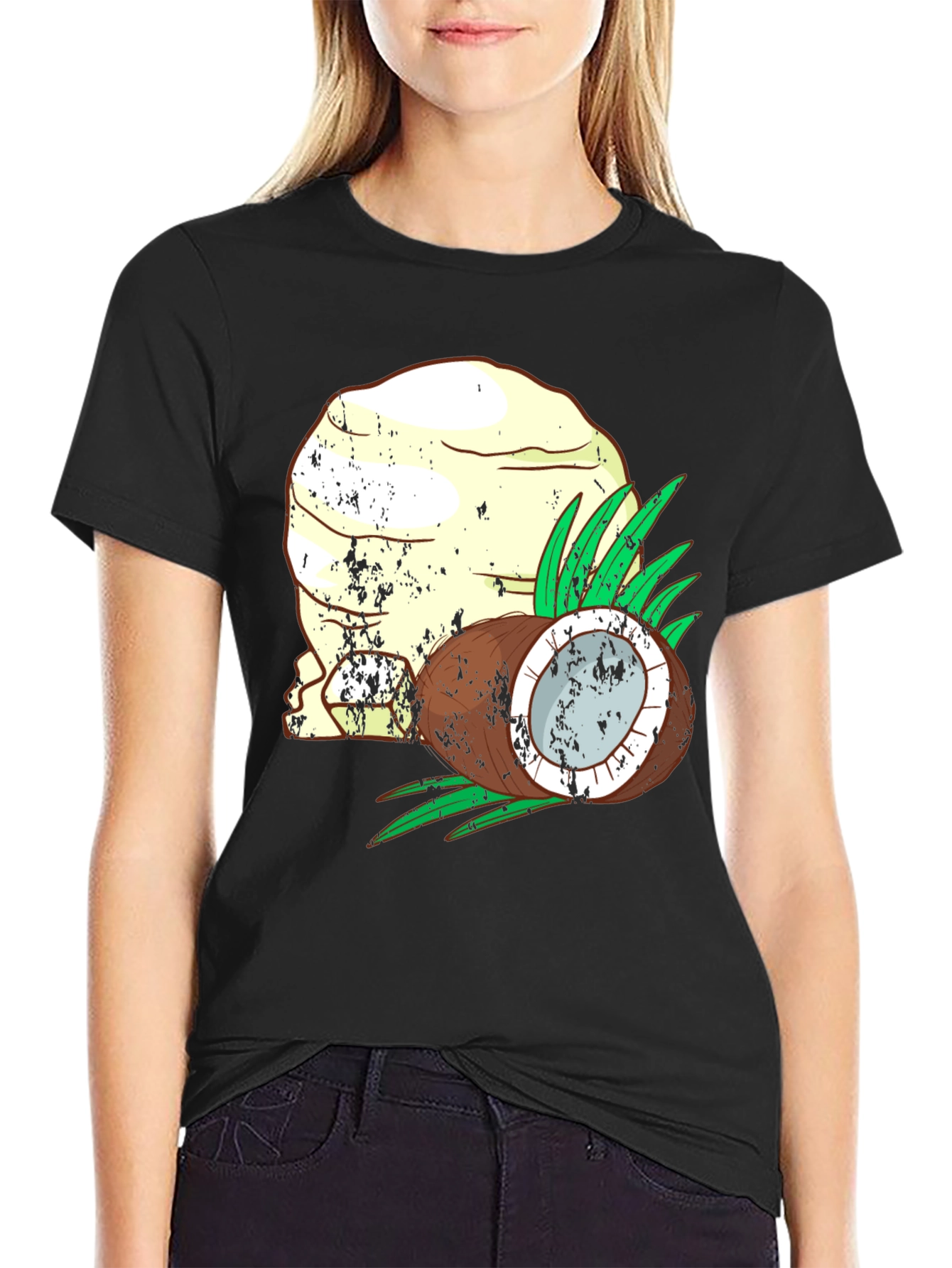 Black Coconut Ice Cream T-Shirt view 2