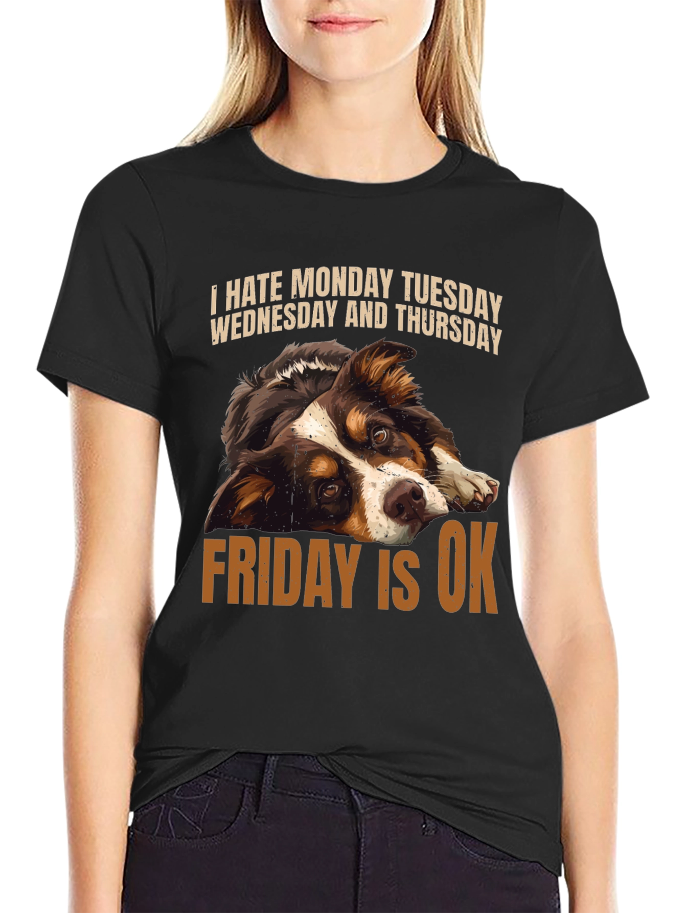 Funny Dog Days of the Week T-Shirt - 2