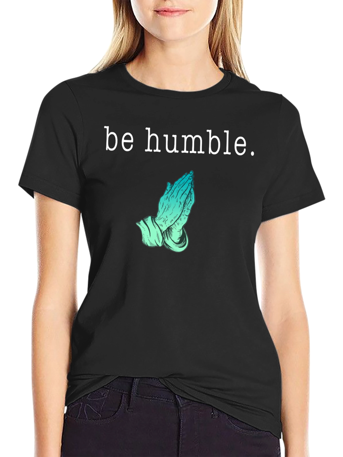 Black Be Humble Graphic T-Shirt - Stylish & Comfortable view 2
