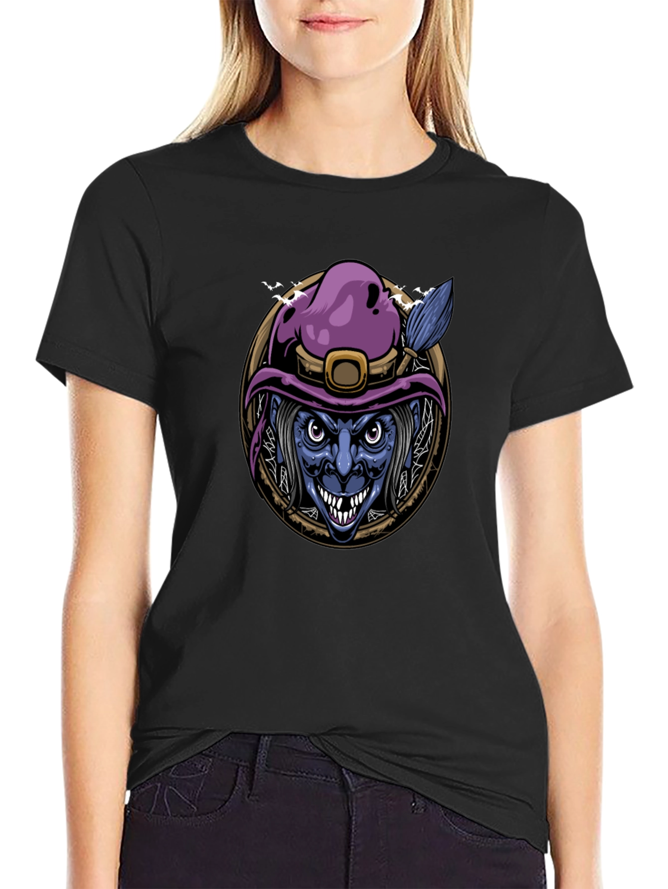 Wicked Witch Graphic Tee - Halloween Style - 2