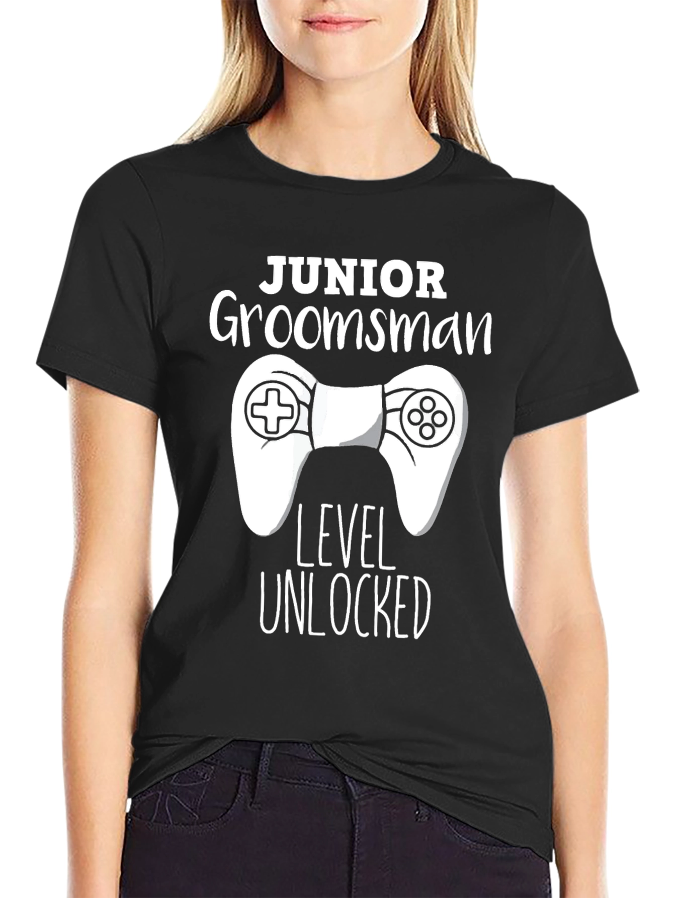 Junior Groomsman Level Unlocked T-Shirt - 2