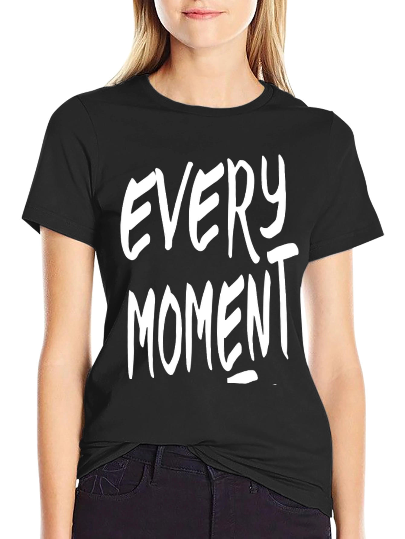 Black Every Moment Graphic Tee - Men's Black T-Shirt view 2