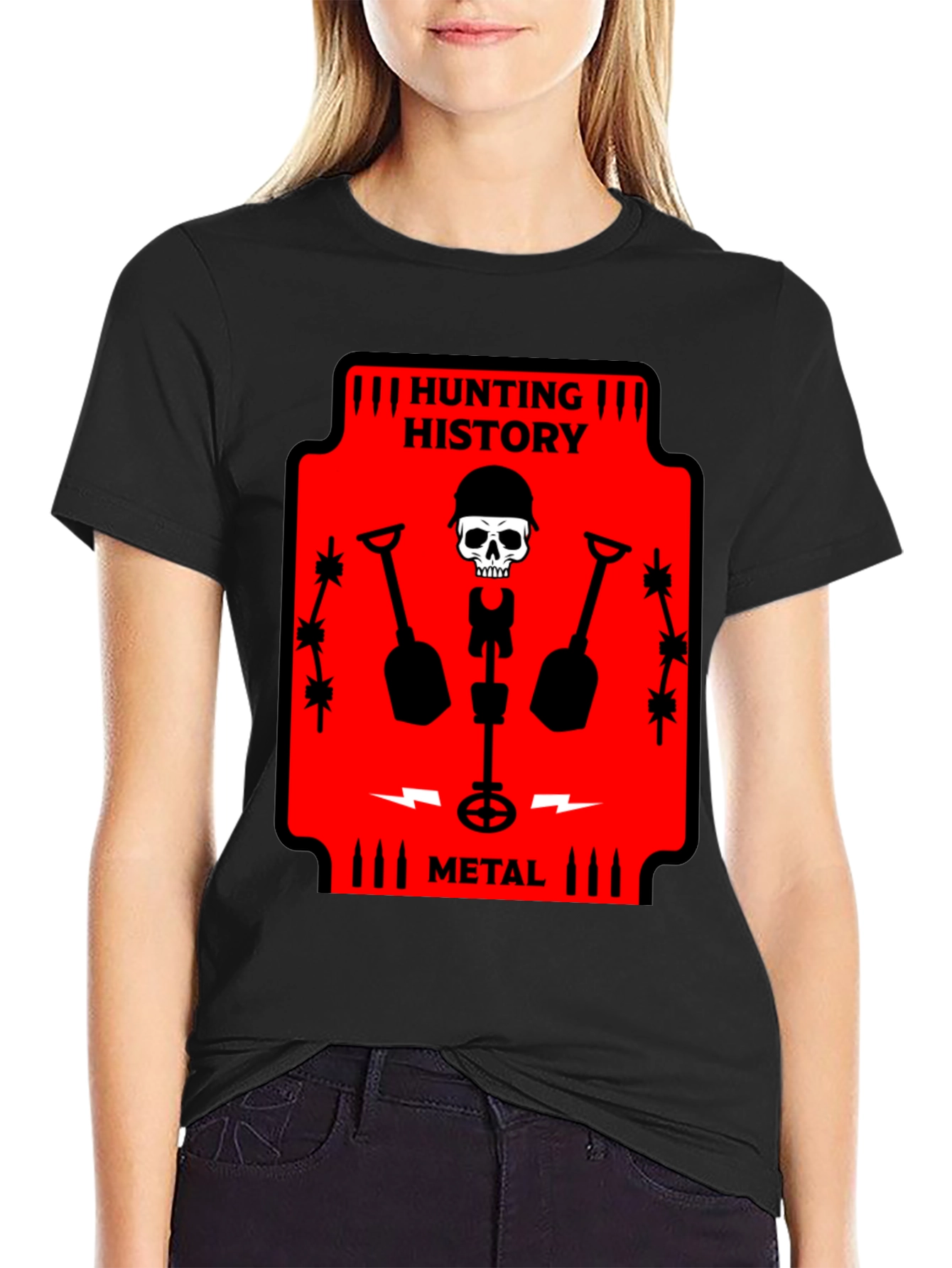 Hunting History Metal Detector T-Shirt - 2