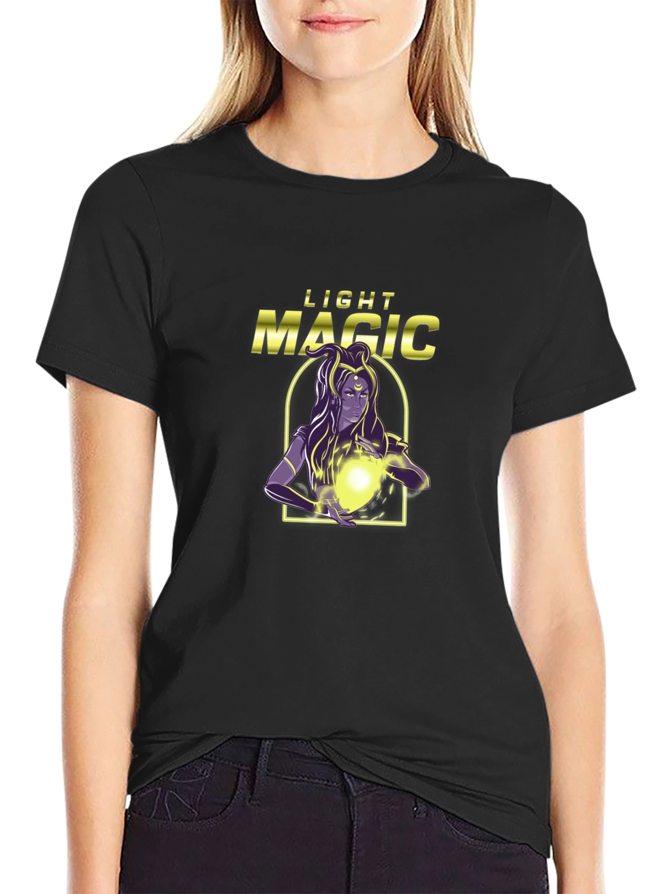 Black Light Magic Graphic T-Shirt view 2