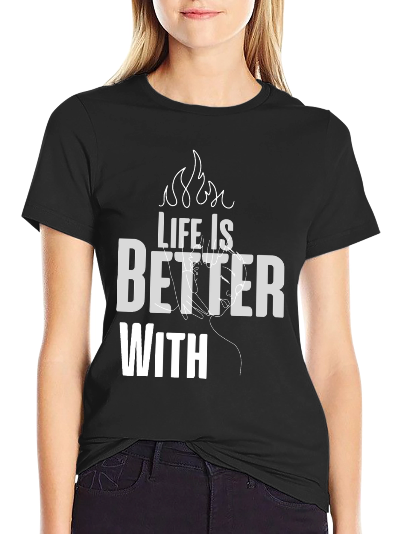 Black Life is Better With T-Shirt view 2