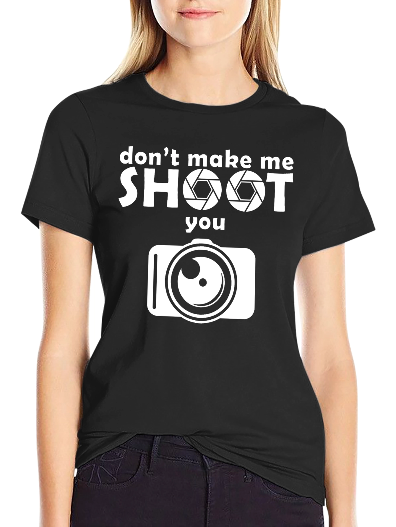 Black Don't Make Me Shoot You T-Shirt view 2
