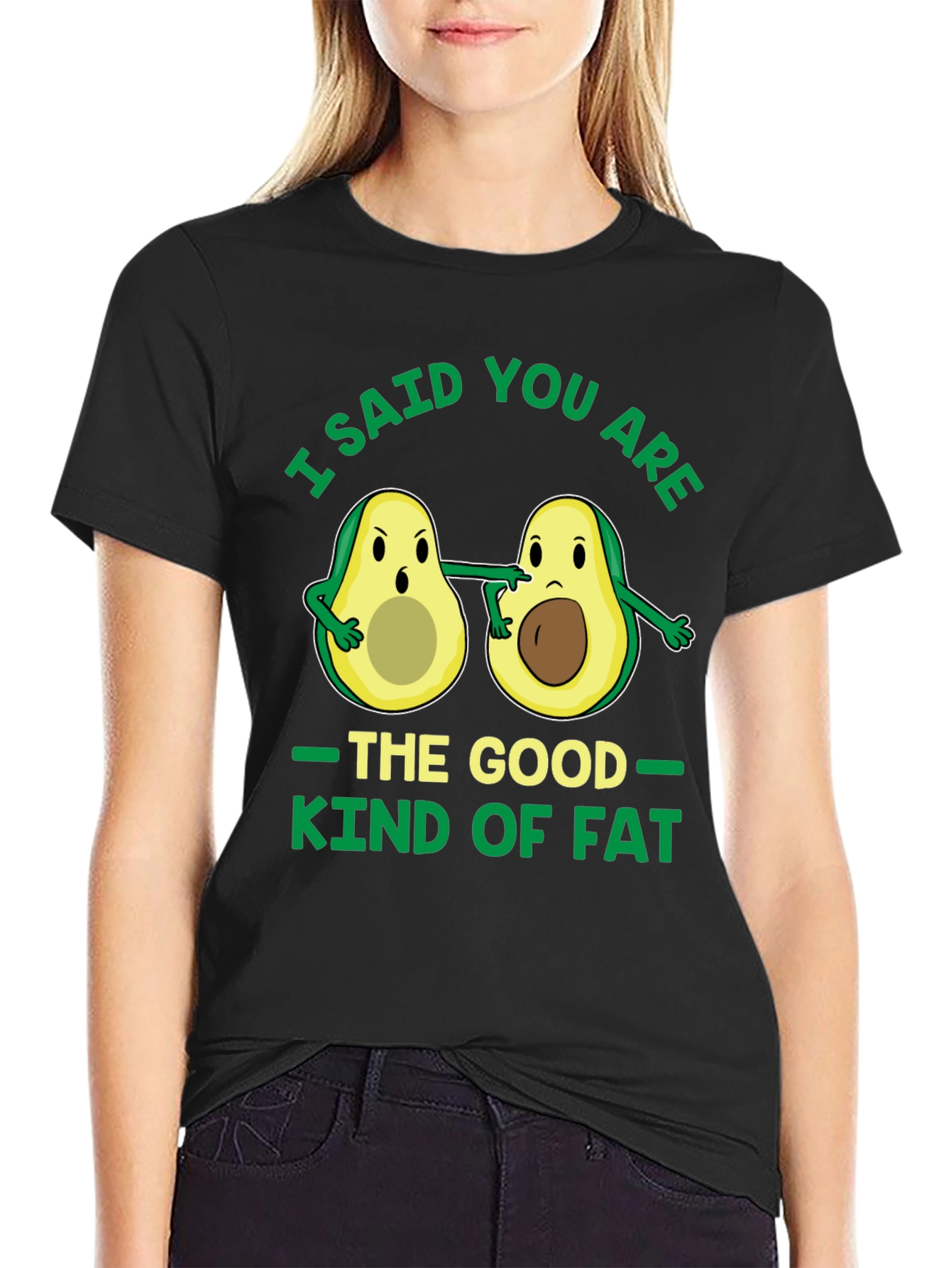 Black Avocado Good Fat Graphic T-Shirt view 2