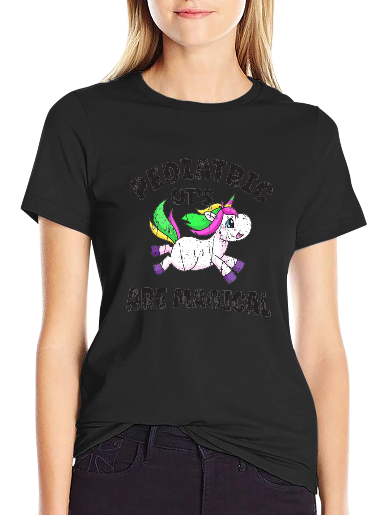 Pediatric OT's Are Magical T-Shirt Unicorn Design - 2
