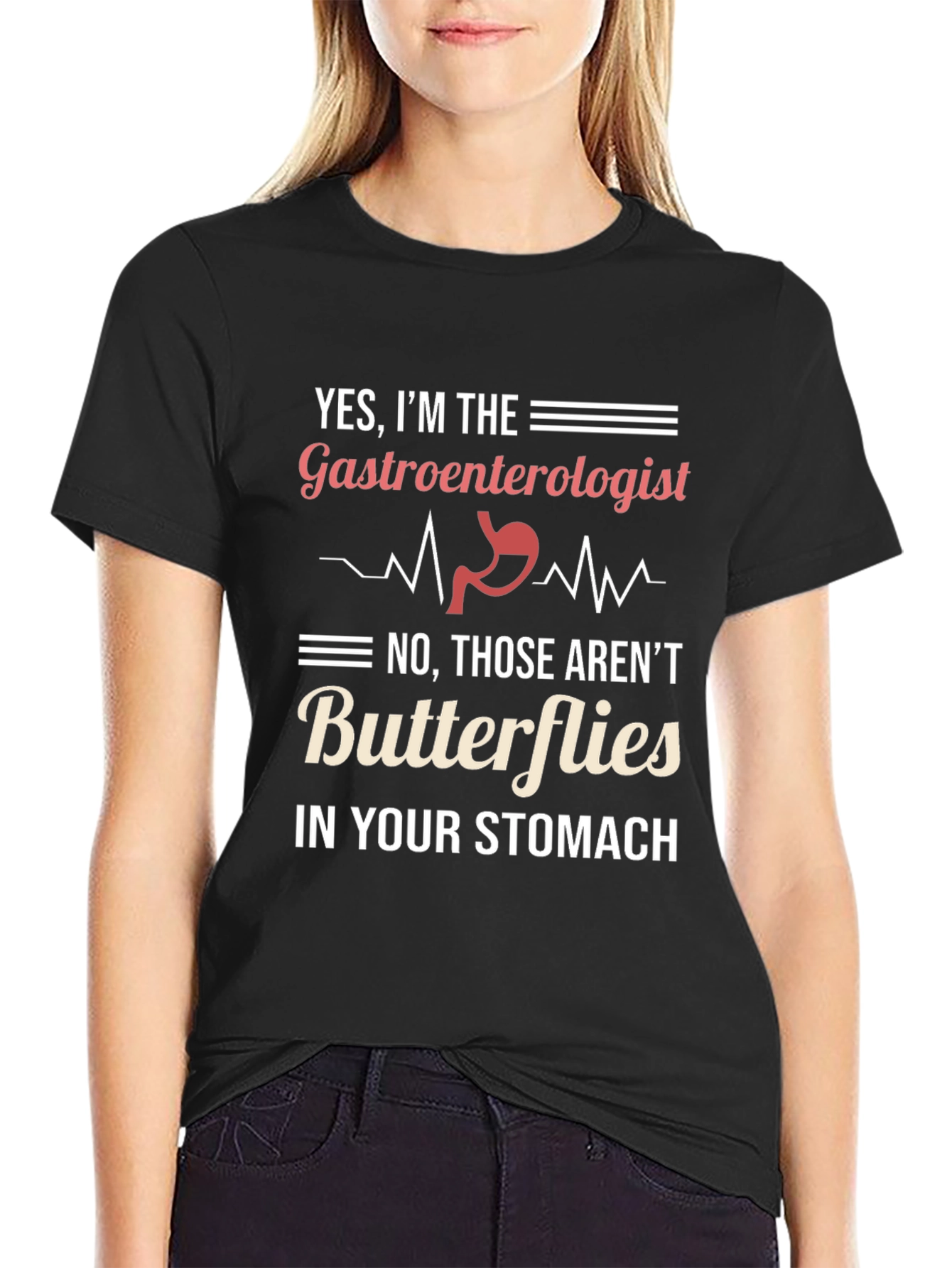 Black Gastroenterologist Humor Graphic Tee view 2
