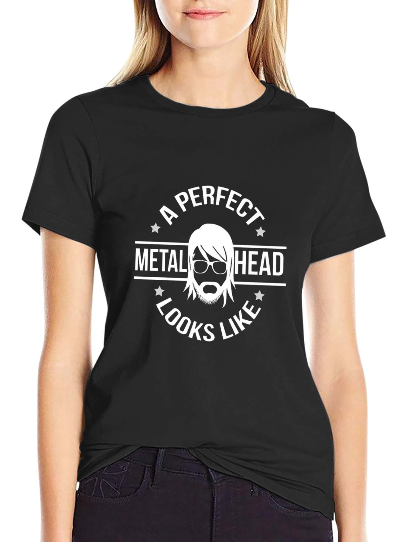 A Perfect Metal Head Looks Like T-Shirt - 2