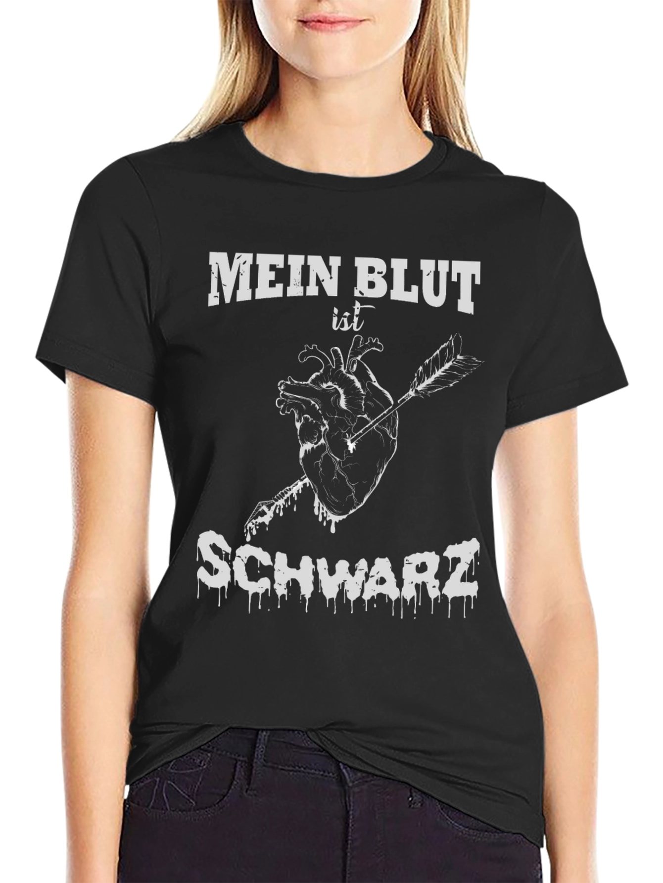 Black Mein Blut Ist Schwarz T-Shirt view 2