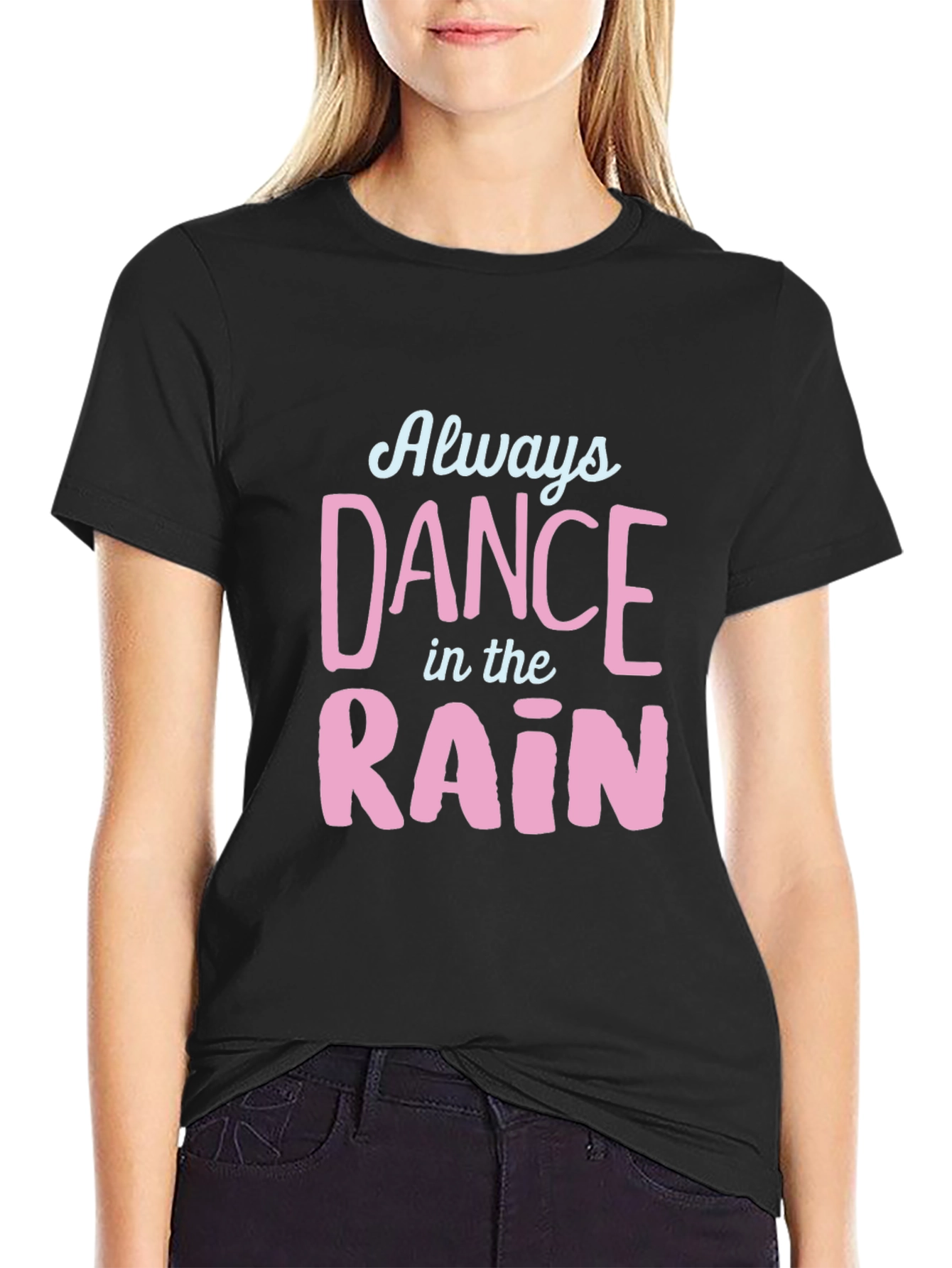 Black Dance in the Rain Black T-Shirt view 2
