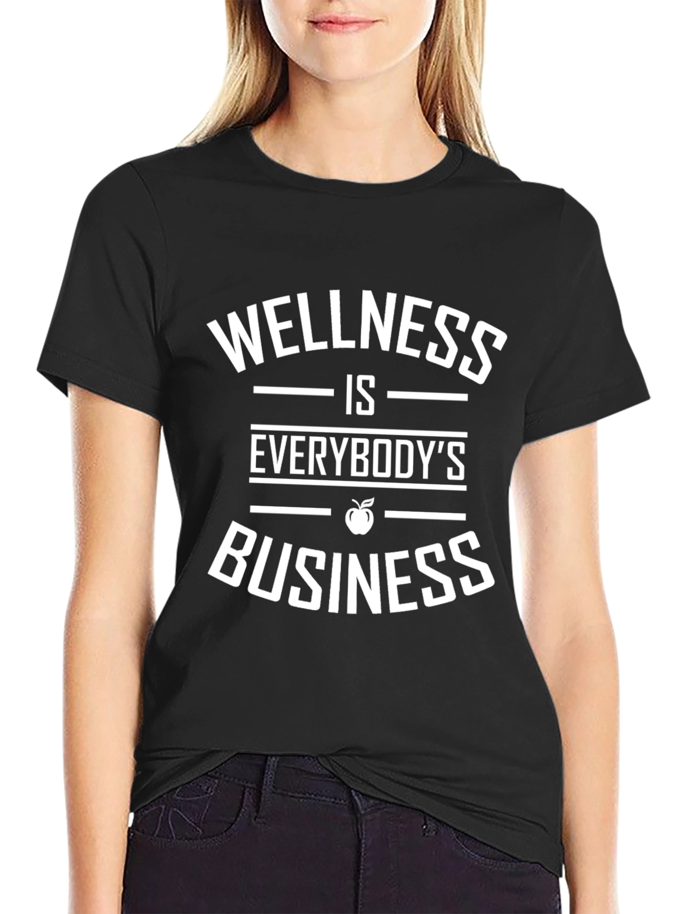Black Wellness is Everybody's Business T-Shirt view 2