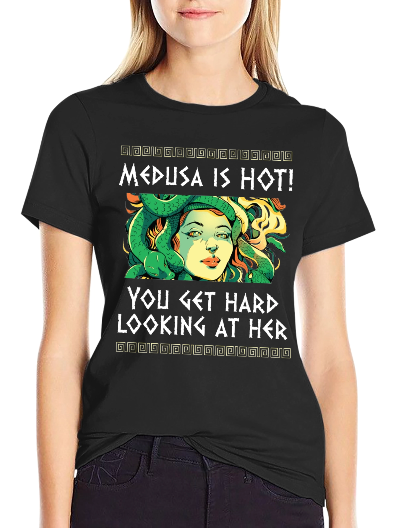 Black Medusa is Hot! Graphic Tee view 2