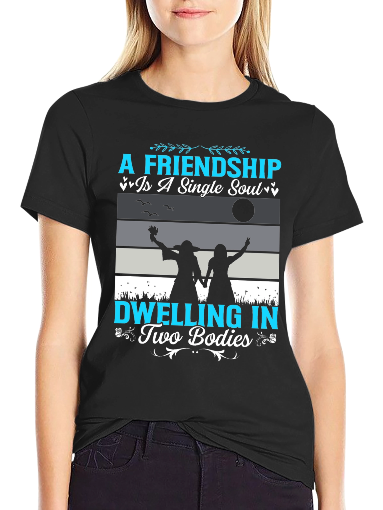 Black Friendship Soul Bodies T-Shirt view 2