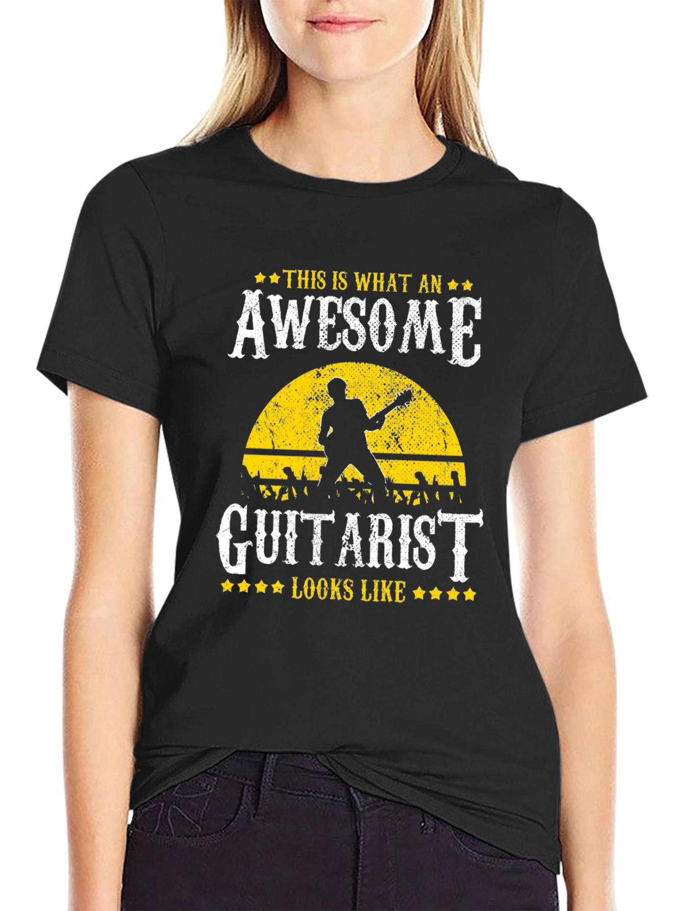 Awesome Guitarist Graphic T-Shirt - Music Lover Tee - 2