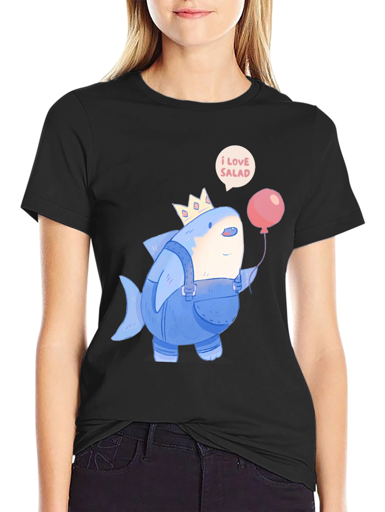 I Love Salad Shark T-Shirt - 2