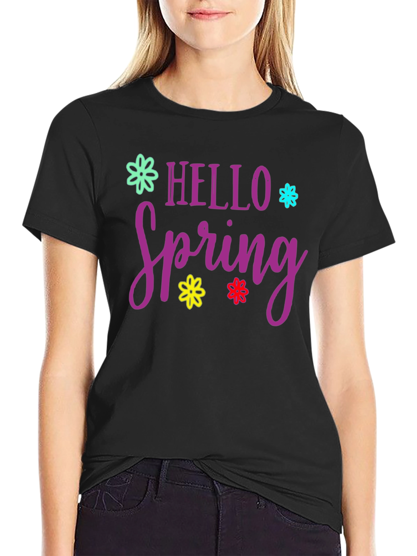 Hello Spring Graphic T-Shirt - 2