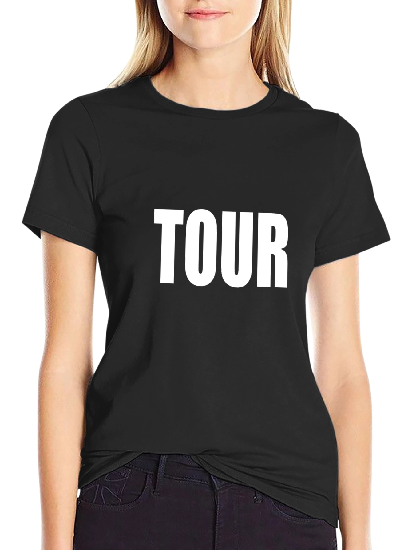 Black Men's Black Tour T-Shirt view 2