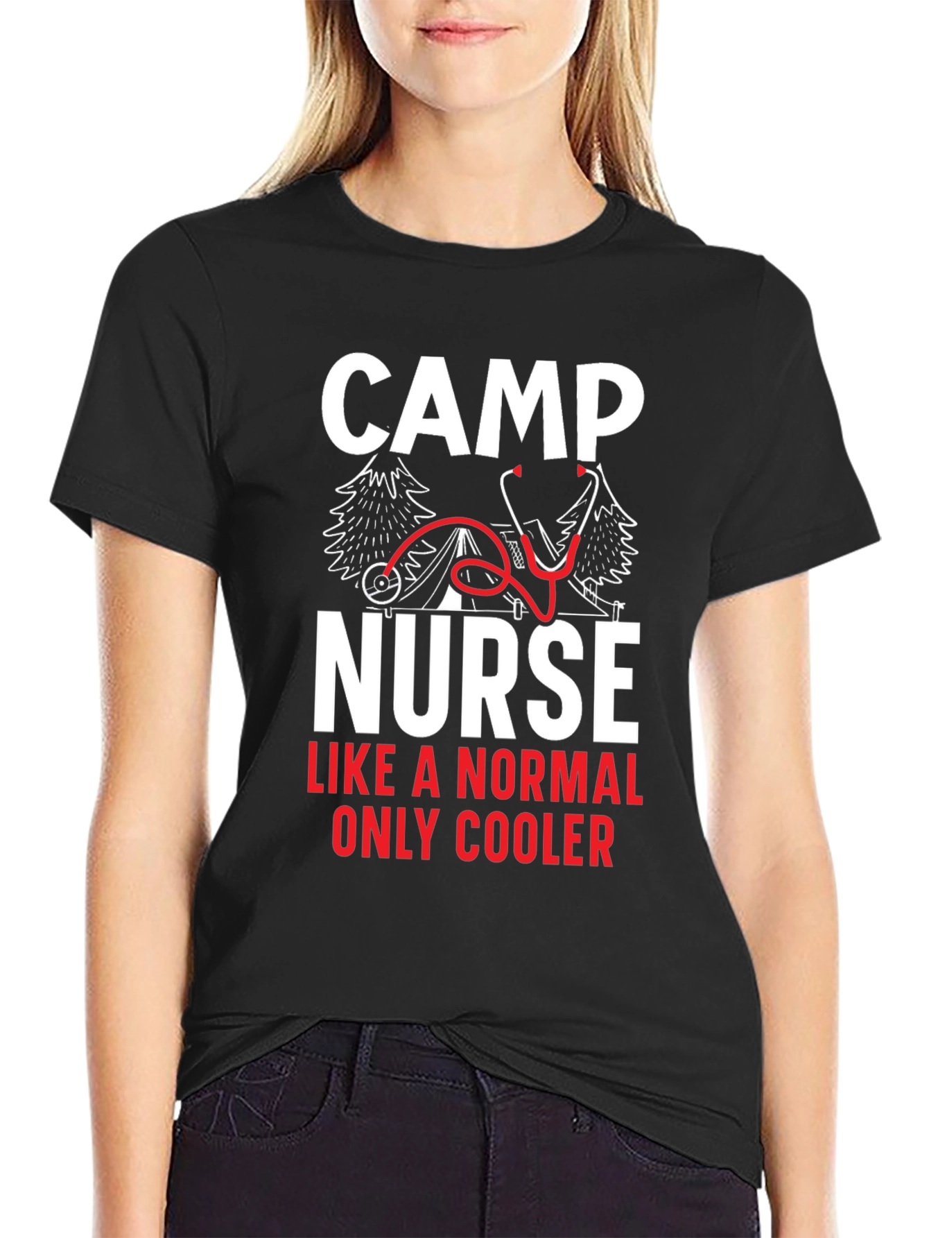 Camp Nurse Graphic T-Shirt for Medical Professionals - 2