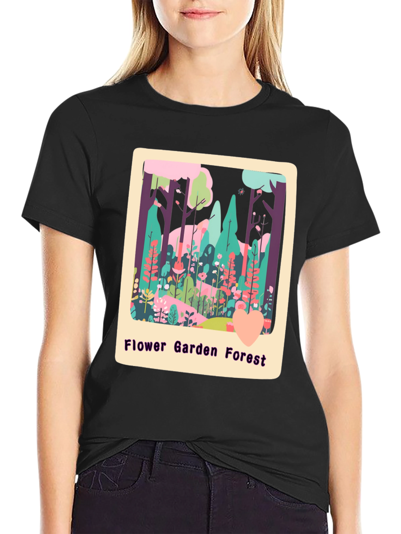 Flower Garden Forest Graphic Tee - 2