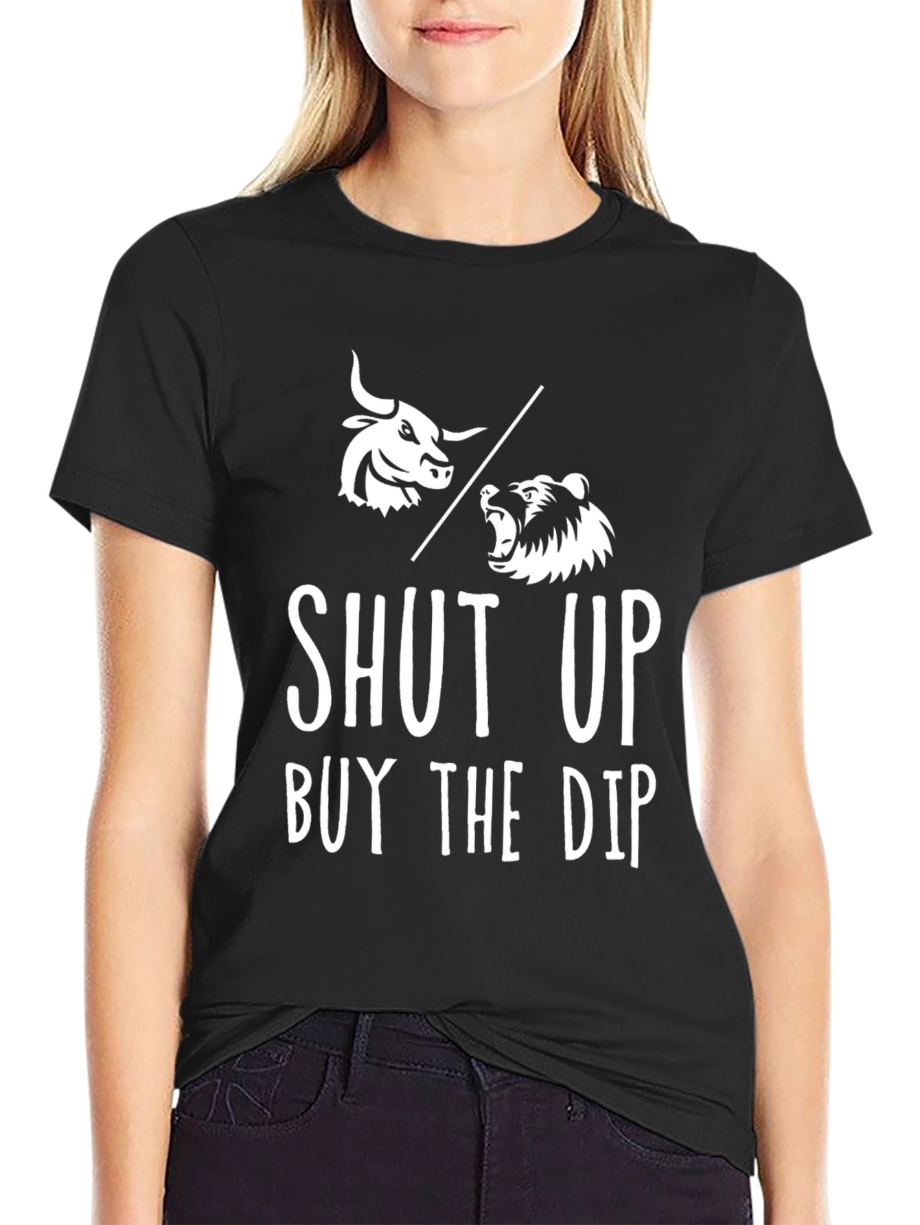 Black Shut Up Buy The Dip T-Shirt view 2