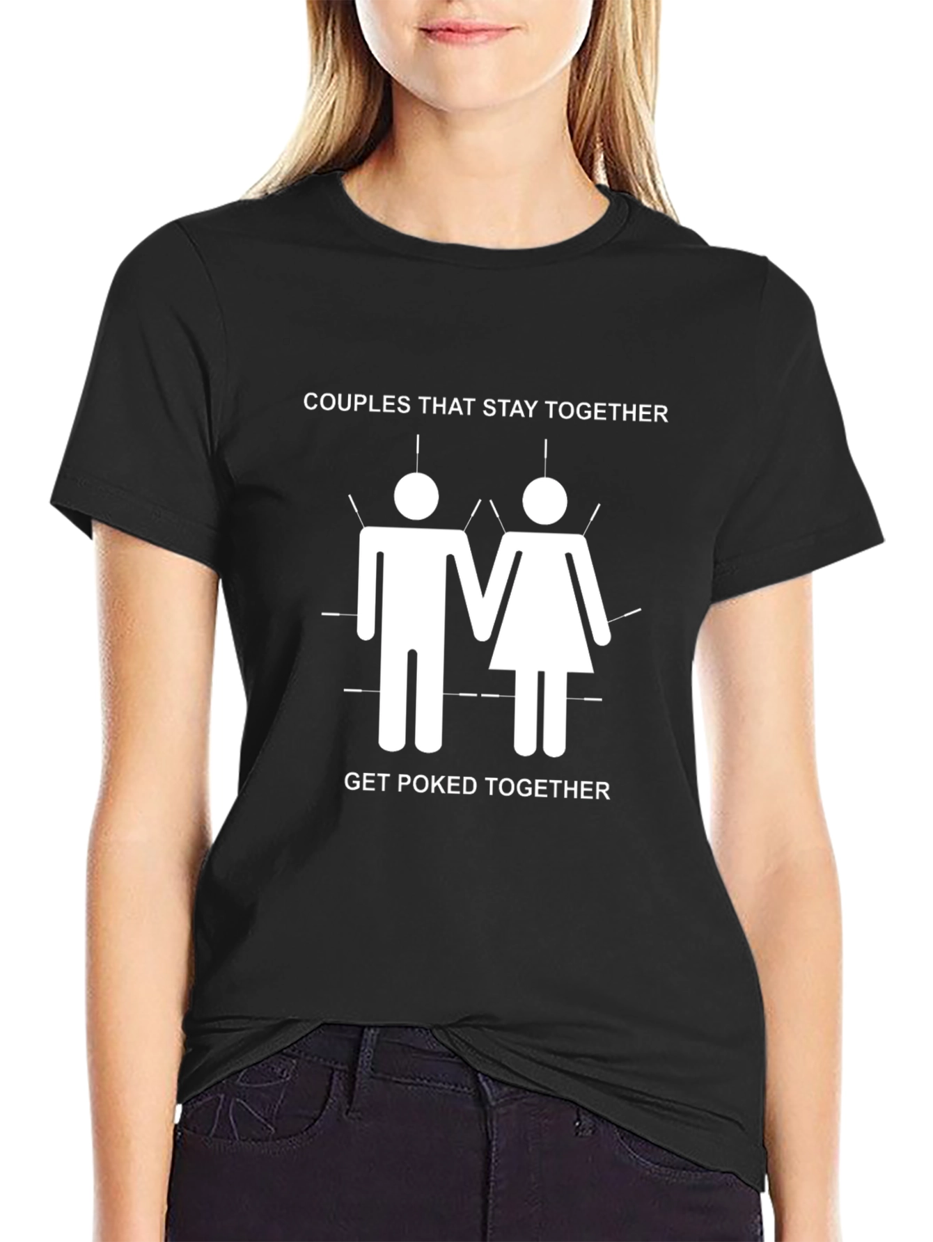 Black Couples That Stay Together Graphic T-Shirt view 2