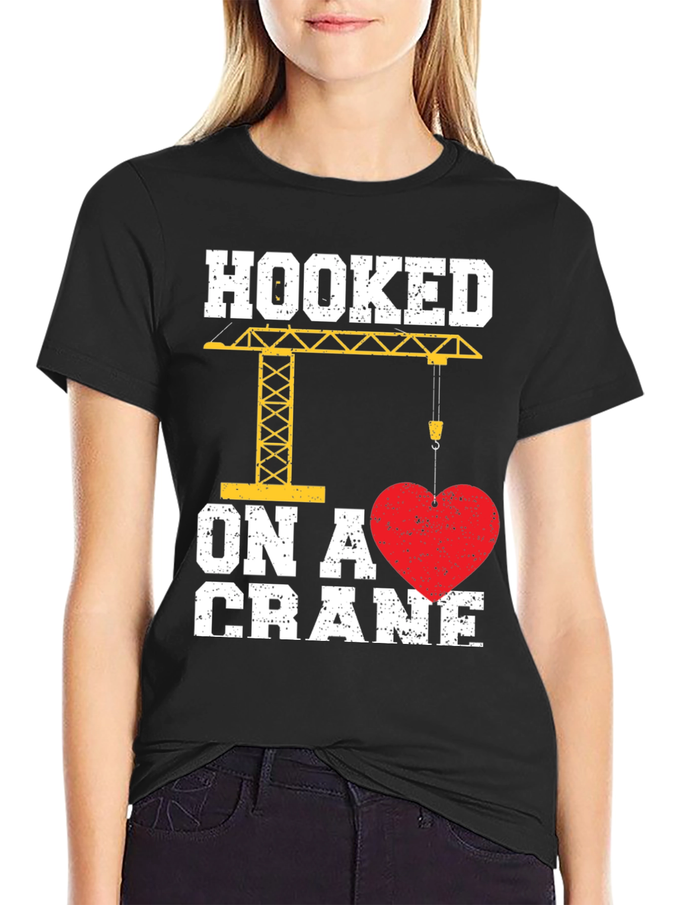 Hooked on a Crane Valentine's Day T-Shirt - 2