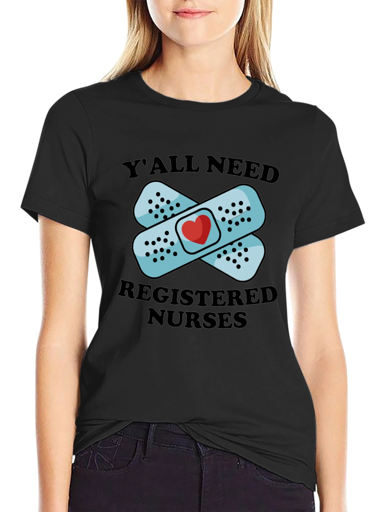 Black Y'all Need Registered Nurses Graphic T-Shirt view 2
