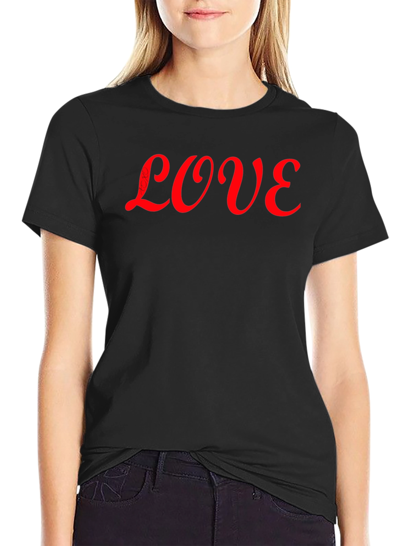 Black Love T-Shirt - Stylish Graphic Tee for Men view 2