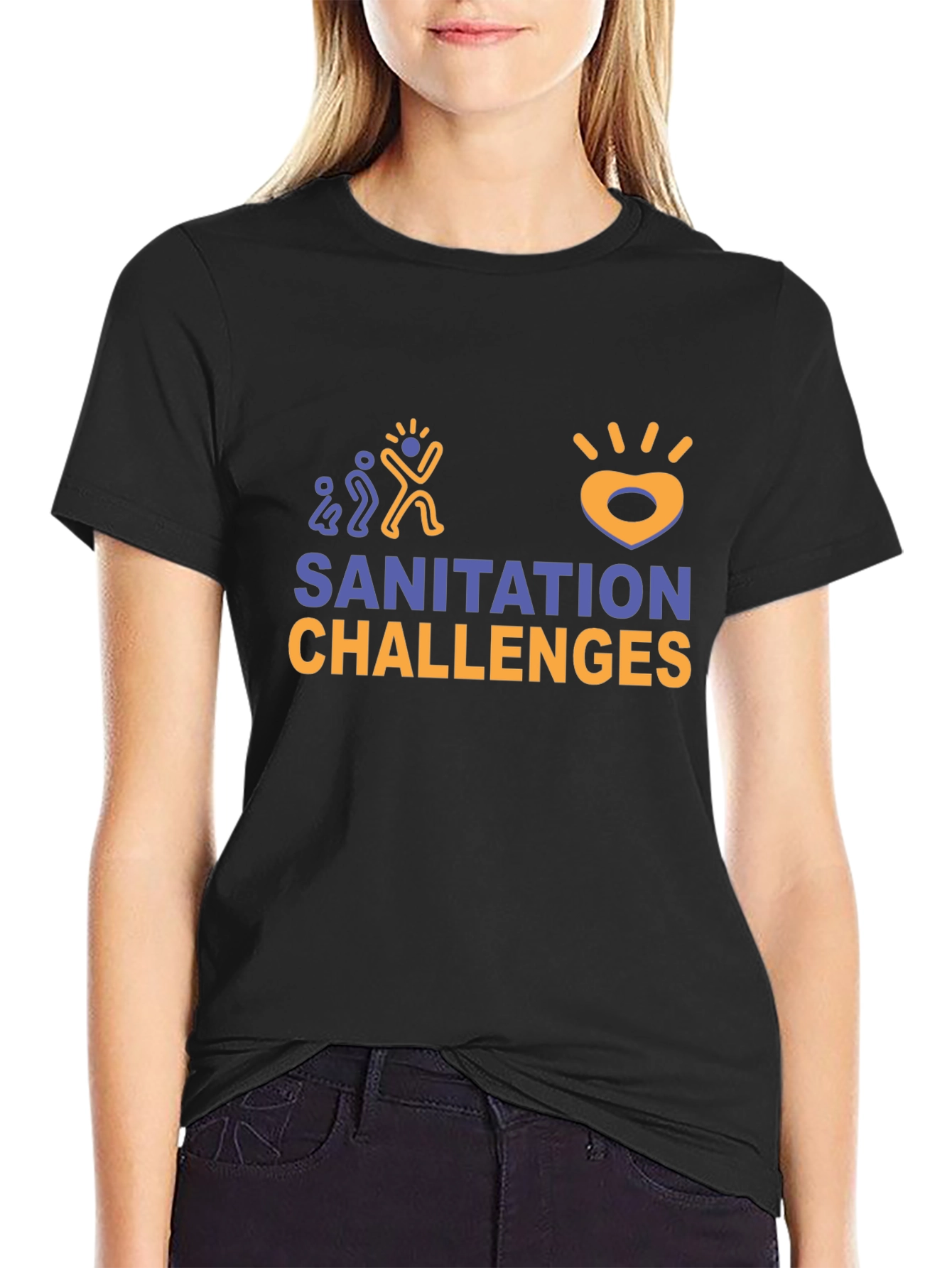 Sanitation Challenges Graphic T-Shirt - 2