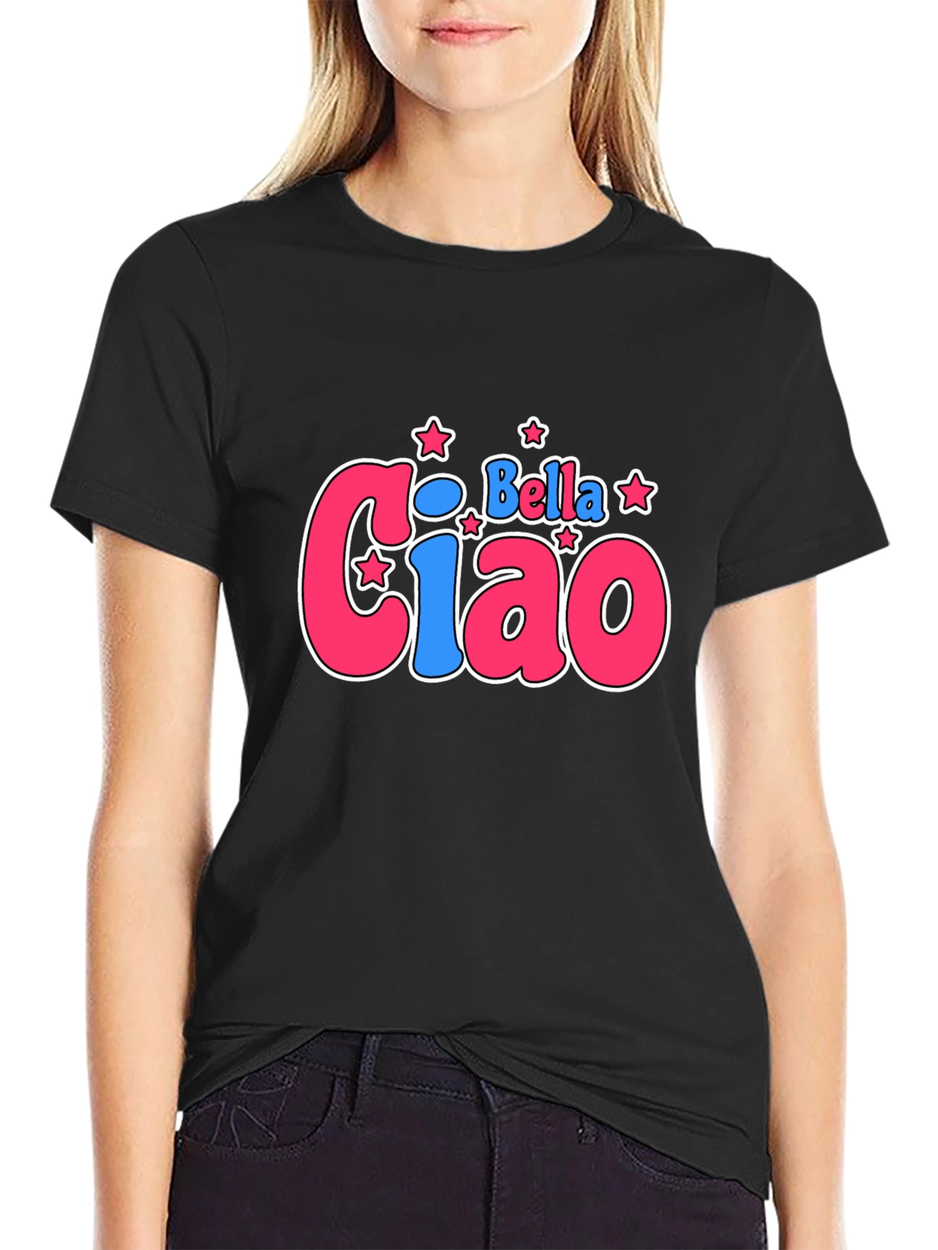 Bella Ciao Graphic T-Shirt - Black Cotton Tee - 2