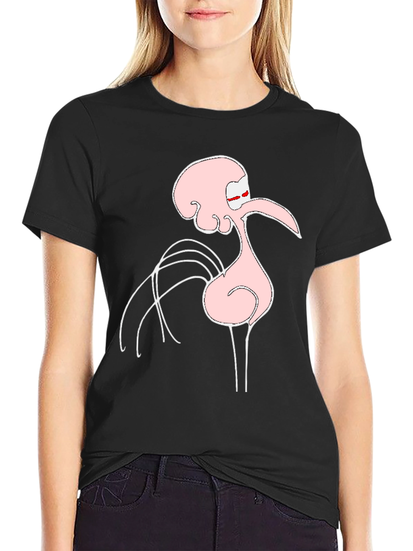 Black Bold Squidward Tee - Express Your Style! view 2