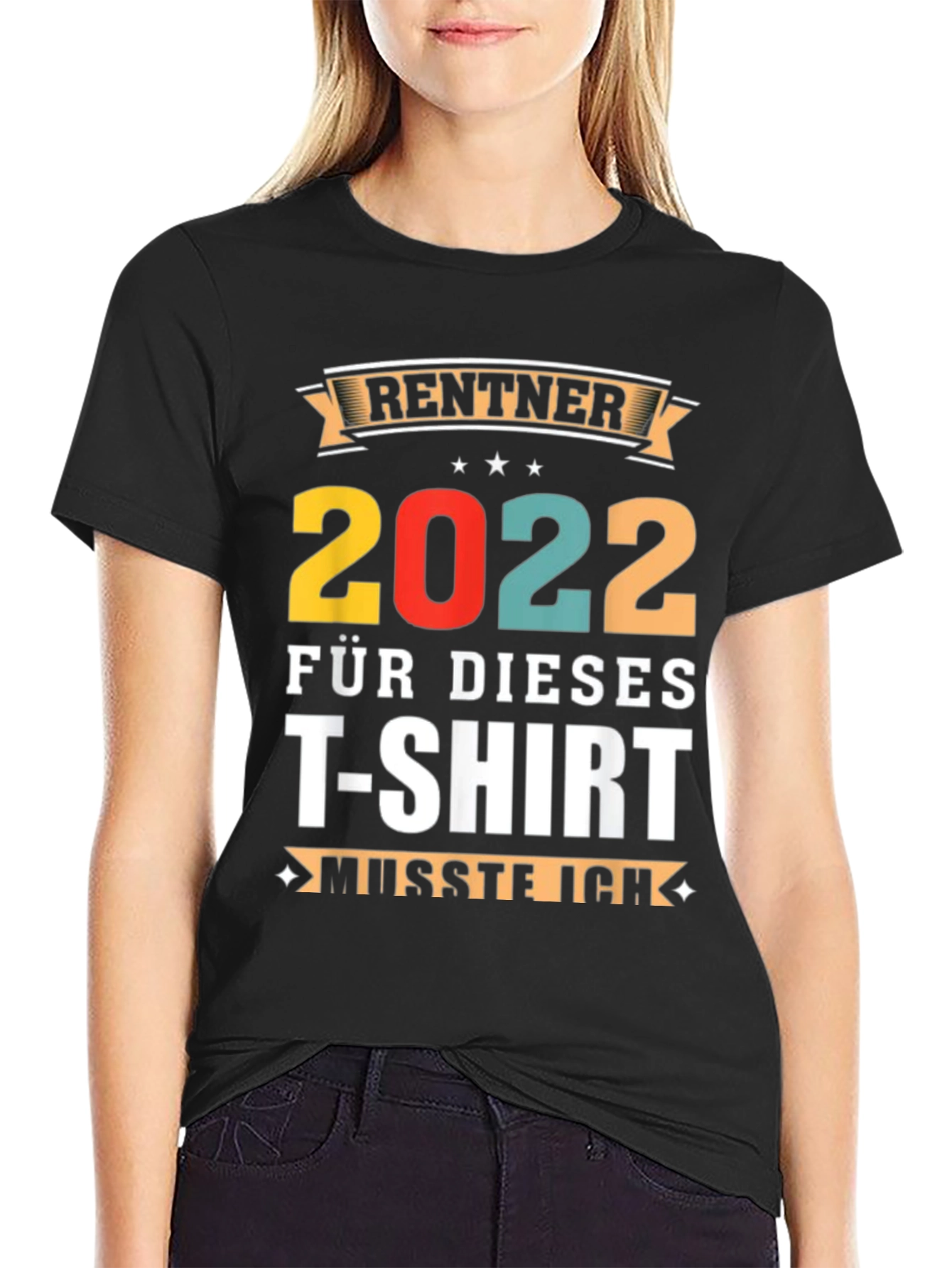 Black Retirement 2022 T-Shirt - "I Had To" Funny Design view 2