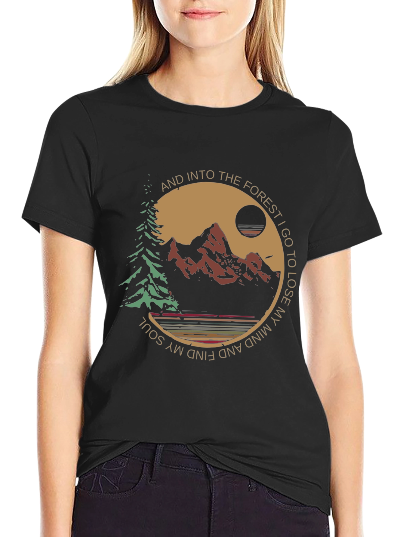Black Forest Mind and Soul Graphic Tee - Relaxed Fit view 2